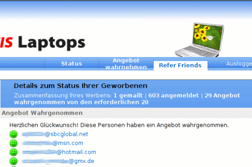 free Laptop kostenlos Freepay